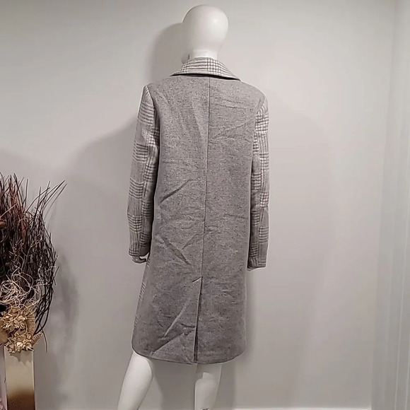 BERNARDO PLAID COAT - Picture 7 of 14